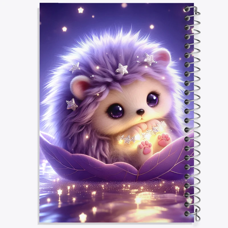 دفتر شطرنجی 50 برگ خندالو طرح جوجه تیغی بامزه کد F5481