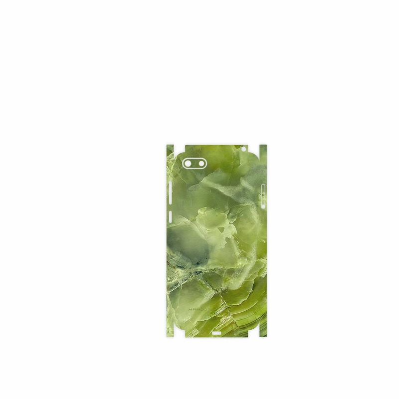 برچسب پوششی ماهوت مدل Green Crystal Marble-FullSkin مناسب برای گوشی موبایل هوآوی Y5 Prime 2018