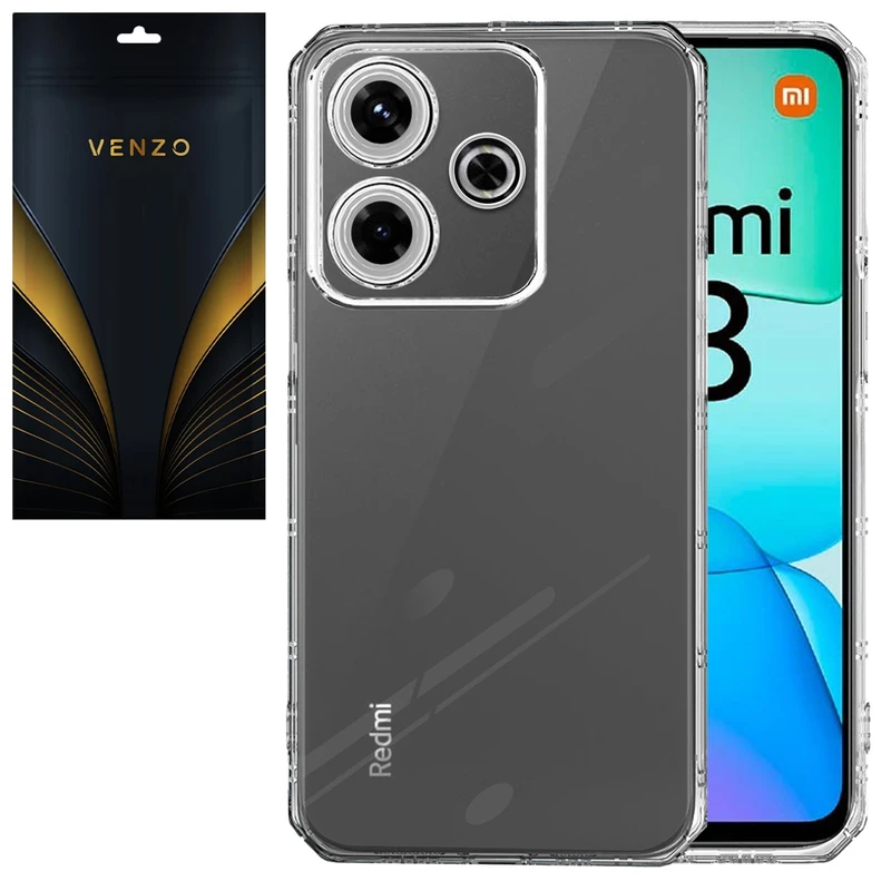 کاور ونزو مدل Crystal مناسب برای گوشی موبایل شیائومی Redmi 13X / Poco M6 / Redmi 13