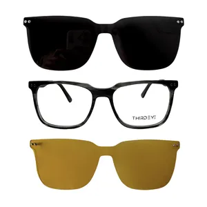 فریم عینک طبی مردانه ترد آی مدل مگنتی کد 5505 مجموعه 3 عددی