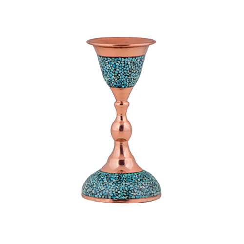 شمعدان فیروزه کوب آقاجانی مدل 04