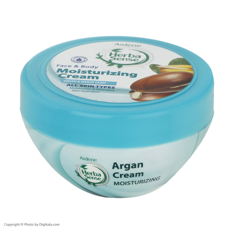 کرم مرطوب کننده آردن هرباسنس مدل Argan & Wheat Germ وزن 150 گرم