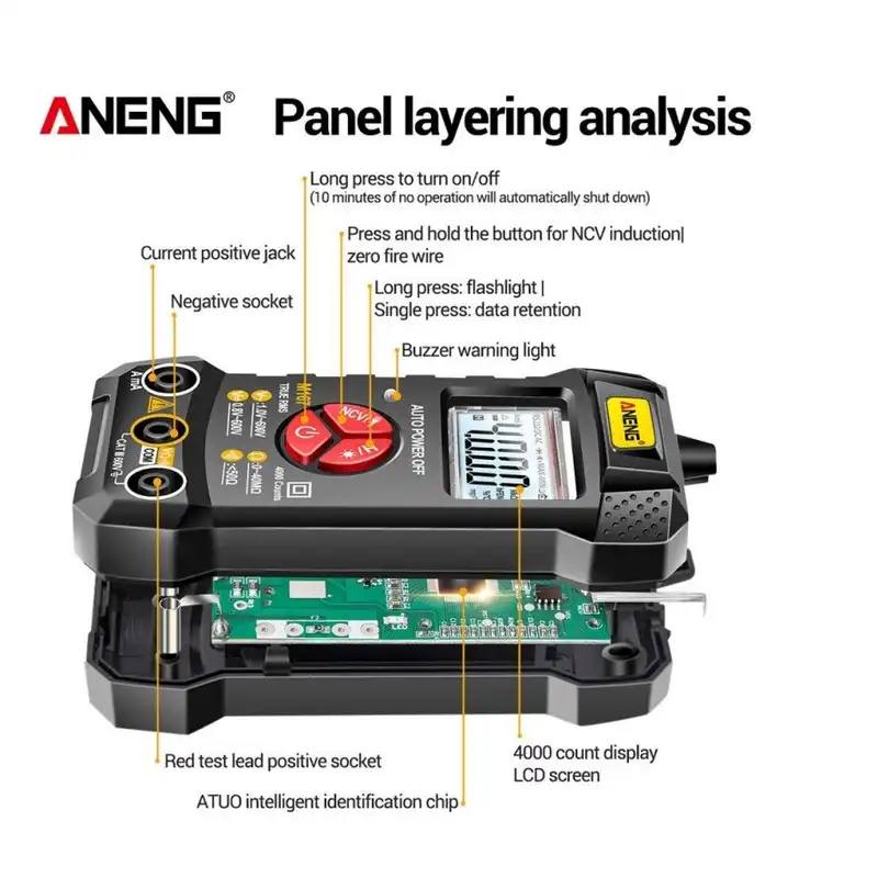 مولتی متر هوشمند دیجیتالی آننگ مدل M167
