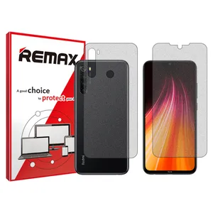 Remax HyMTT model matte screen protector suitable for Xiaomi Redmi Note 8 mobile phone along with the back protector
