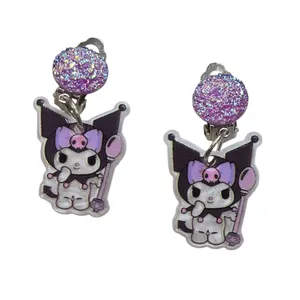 گوشواره دخترانه مدل کرومی کد O05