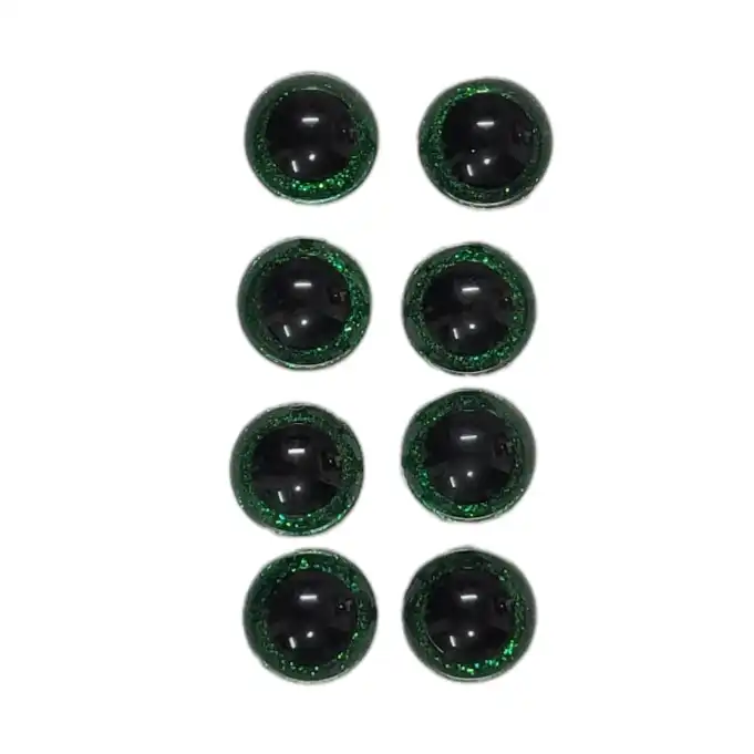 ملزومات عروسک سازی مدل چشم اکلیلی واشر دار کد Saz1708 بسته 8 عددی