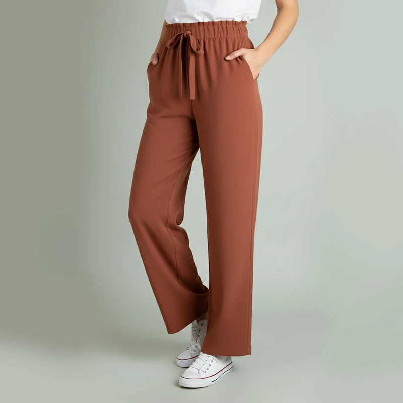 شلوار راسته زنانه ال سی وایکیکی مدل W4PN27Z8