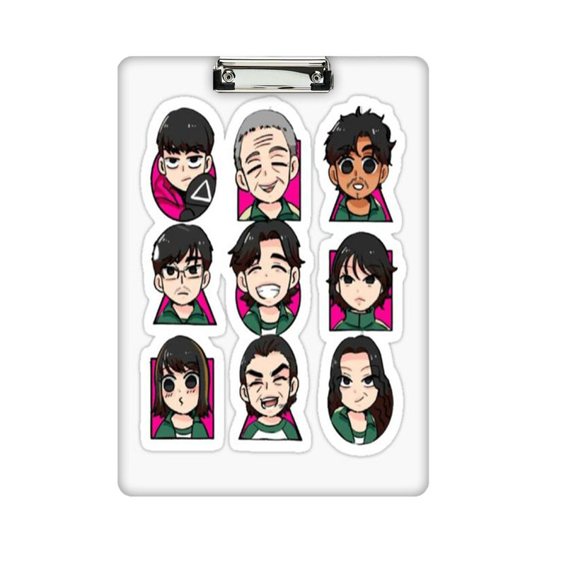 تخته شاسی مدل Squid game کد 2269 سایز A4