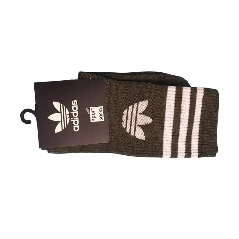 جوراب ورزشی ساق بلند زنانه مدل کش انگلیسی کد NP6009 مجموعه 3 عددی