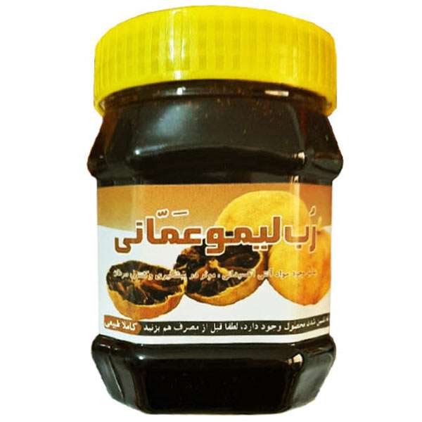 رب لیمو عمانی طبیعی سالمین - 500 گرم 
