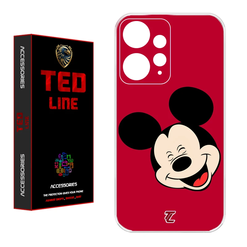کاور تدلاین طرح میکی موس کد 1213 مناسب برای گوشی موبایل شیائومی Redmi Note 12 4G
