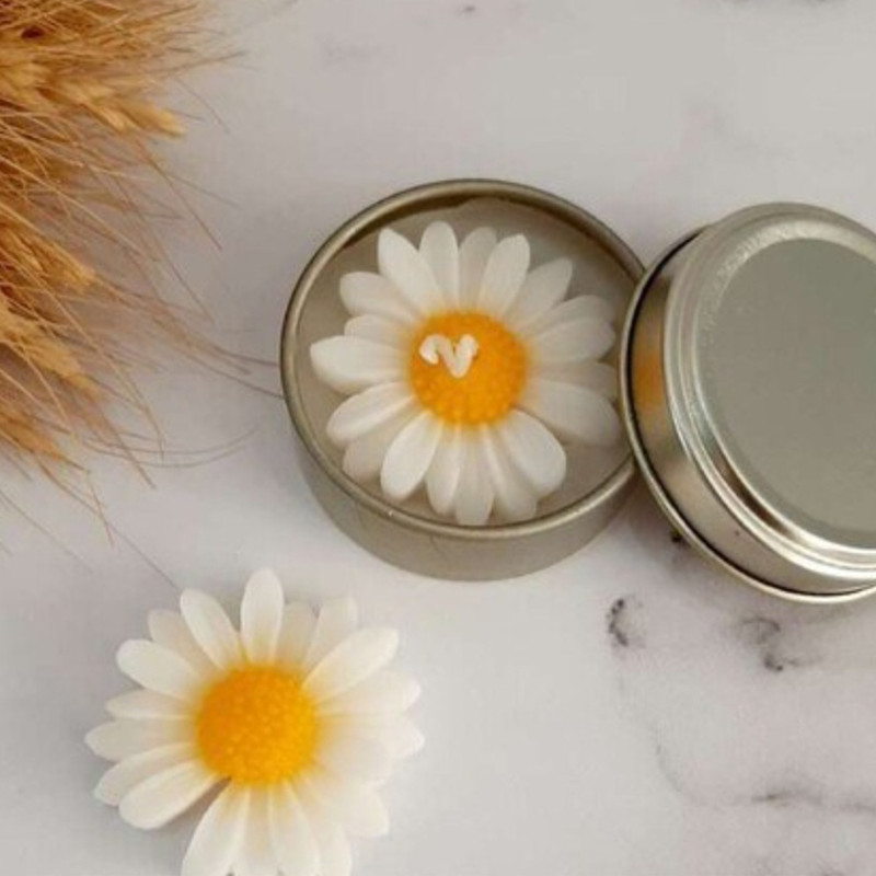 قالب شمع گچ صفوی زاده مدل گل بابونه کد DCO2021