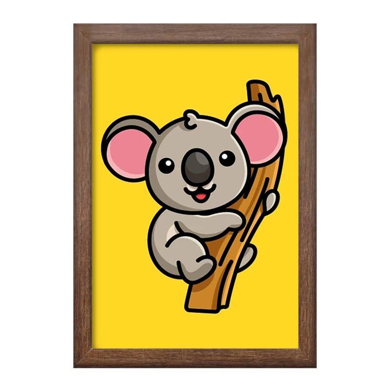 تابلو خندالو طرح حیوانات بامزه کوالا کد 28179