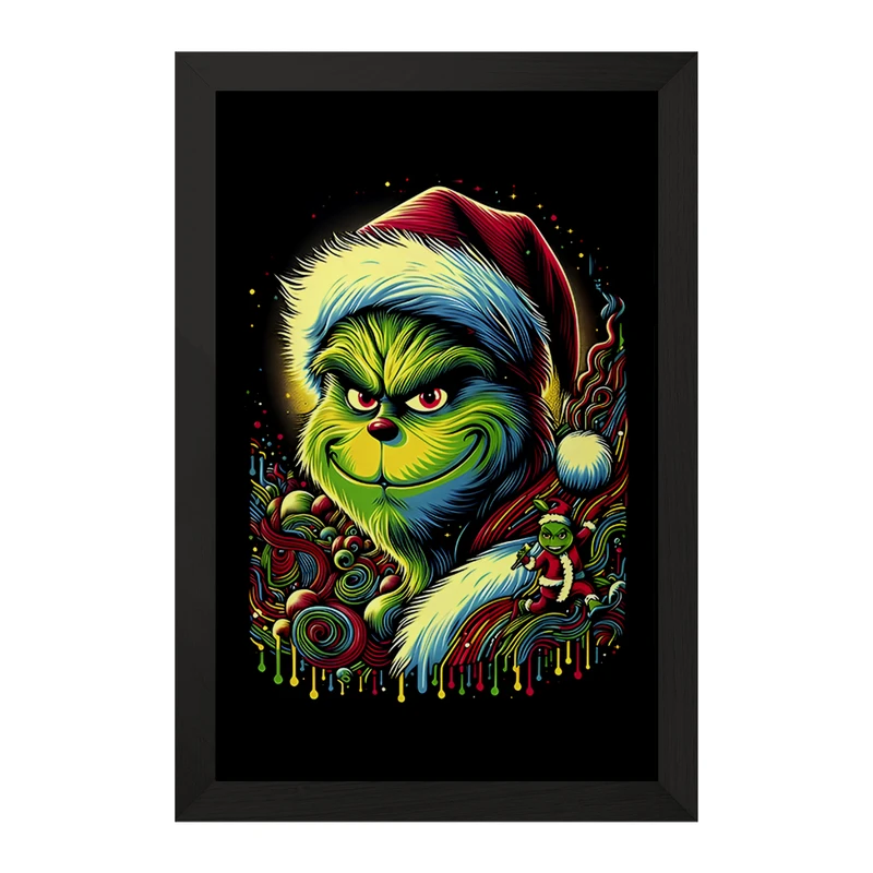 تابلو خندالو مدل گرینچ (Grinch) کد F8087
