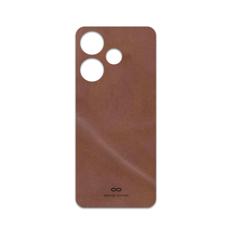 برچسب پوششی ماهوت مدل Matte-Natural-Leather مناسب برای گوشی موبایل شیائومی Redmi 13