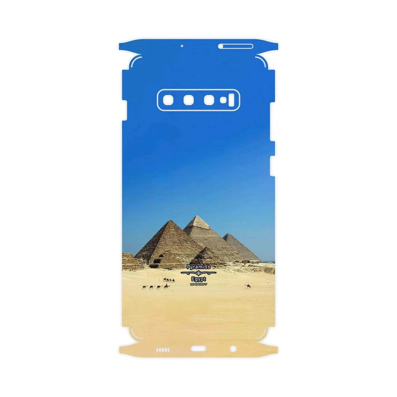 برچسب پوششی ماهوت مدل Pyramids of Egypt-FullSkin مناسب برای گوشی موبایل سامسونگ Galaxy S10 Plus