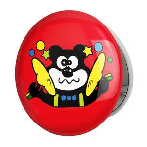 آینه جیبی خندالو طرح آدامس خرسی مدل تاشو کد 6210 