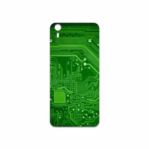 MAHOOT Green Printed Circuit Board Cover Sticker for HTC Desire Eye