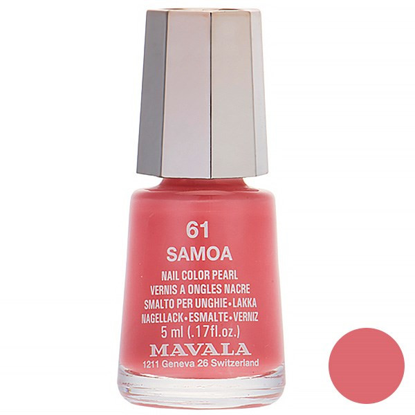 لاک ناخن ماوالا مدل Mini Samoa شماره 61