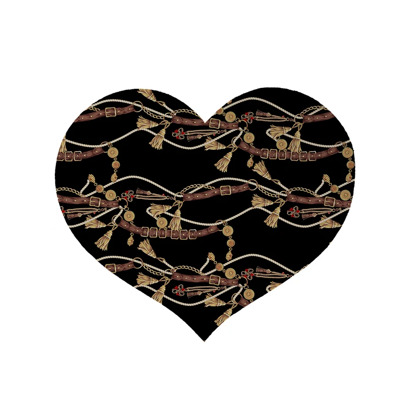 پادری مدل قلب طرح مدرن کد 5212 سایز 90x90 سانتی متر