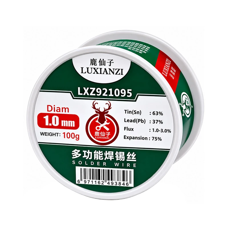 سیم لحیم لوکسانزی مدل LXZ921095-1.0mm کد 100g