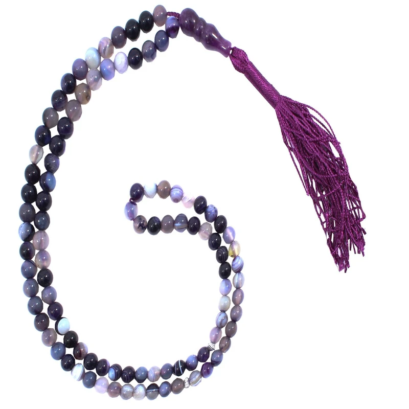 تسبیح آکو جواهر مدل Amethyst R101