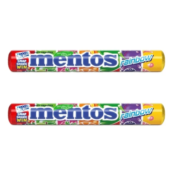 آبنبات خوشبو کننده میوه ای منتوس بسته 2 عددی