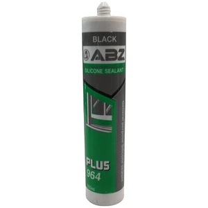 چسب درزگیر سیلیکونی ای بی زد مدل Plus 964 Black حجم 300 میلی لیتر