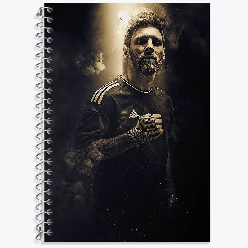 دفتر لغت 50 برگ خندالو طرح لیونل مسی کد F2152