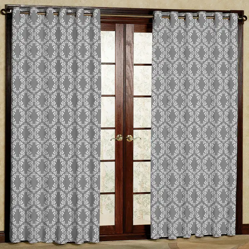 پرده مدل طرح دار مخمل پانچی کد 4251 سایز 140x200 سانتی متر