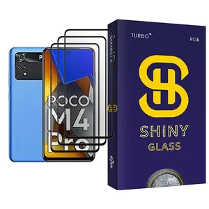 Atouchbo Shiny Glass MIX003 Screen Protector For Xiaomi Poco M4 Pro Pack Of 3