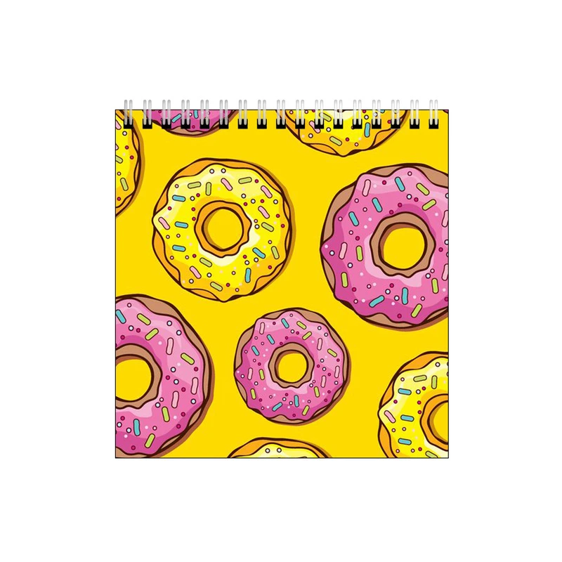 دفتر طراحی طرح دونات با زمینه کد 8154488