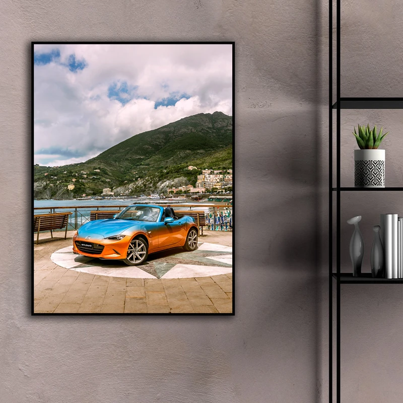 تابلو نوری بکلیت طرح ماشین مدرن مدل B-D1513