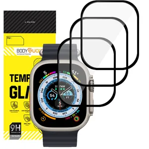 BodyGuard PMMA Screen Protector For Apple Watch Ultra 49 mm Pack Of 3