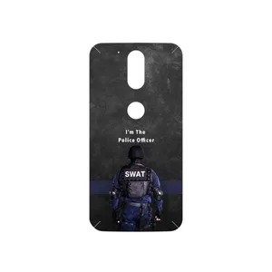 MAHOOT Police Officer Cover Sticker for Motorola Moto G4