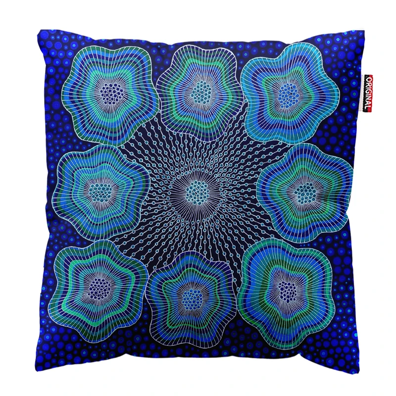 کوسن پاد آفرین مدل فانتزی طرح دریا کد PK403686 سایز 40*40 سانتی متر