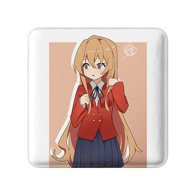 پیکسل خندالو طرح تایگا انیمه تورادورا مدل مربعی کد 32483