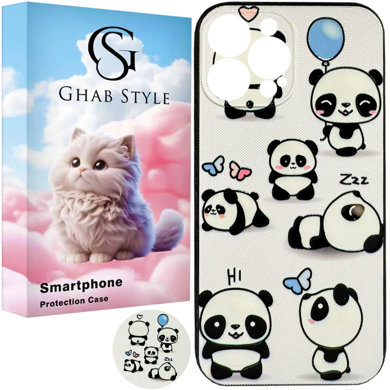  کاور قاب استایل مدل sport طرح فانتزی مناسب برای گوشی موبایل اپل Phone 13 Pro Max به همراه پاب سوکت