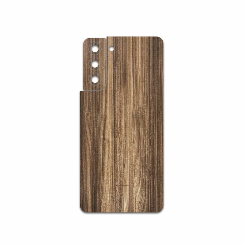 برچسب پوششی ماهوت مدل Light-Walnut-Wood مناسب برای گوشی موبایل سامسونگ Galaxy S21 5G
