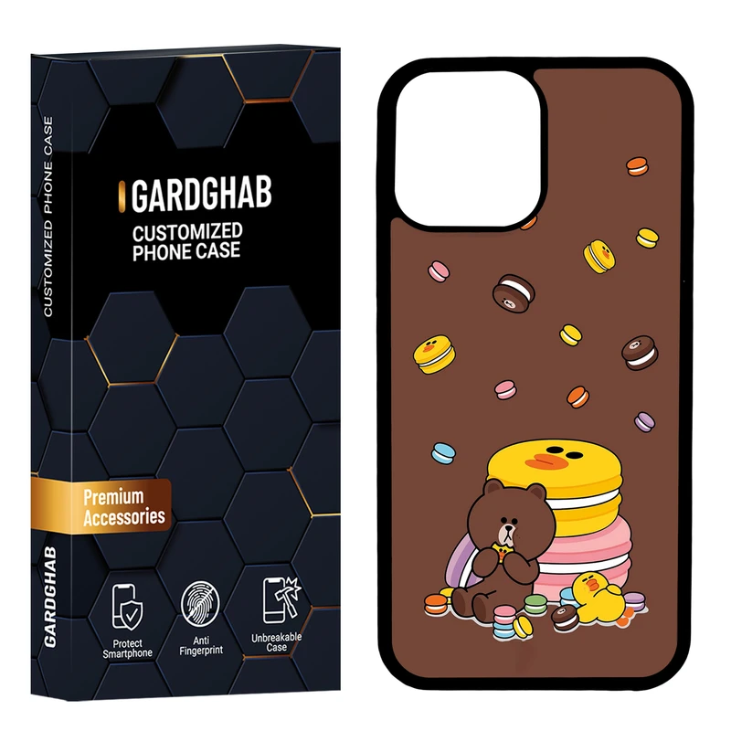 کاور گارد قاب مدل پشت گلس فانتزی مناسب برای گوشی موبایل اپل iPhone 13 Pro Max