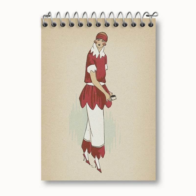 دفتر یادداشت 50 برگ خندالو طرح فیگور دخترانه کد N2484