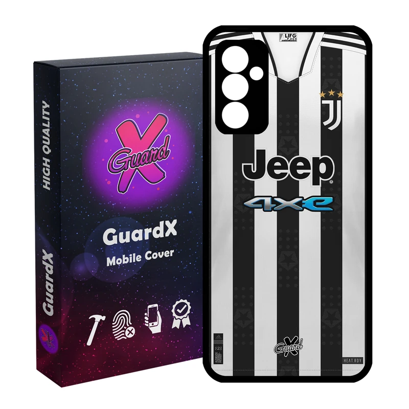 کاور گارد ایکس طرح یوونتوس مدل Glass10357 مناسب برای گوشی موبایل سامسونگ Galaxy A15 4G / A15 5G