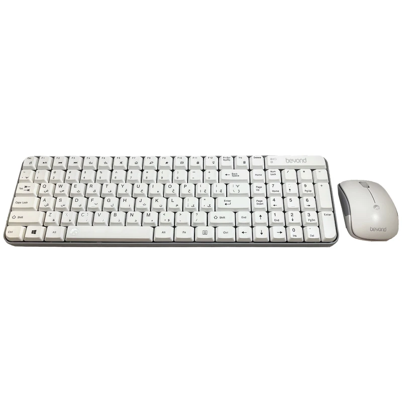 کیبورد و ماوس بی سیم بیاند مدل BMK-2261RF، سوییچ ممبران، Compact 1800