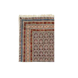 رومیزی قلمكارممتار طرح گلدان مدل G218