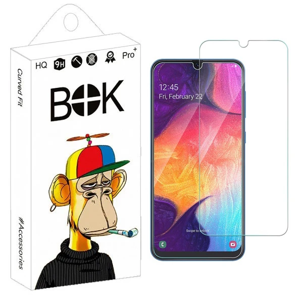 محافظ صفحه نمایش شیشه ای بوک مدل Vivid مناسب برای گوشی موبایل سامسونگ Galaxy A20 / A30 / A30s / A31 / A50 / A50s / M31