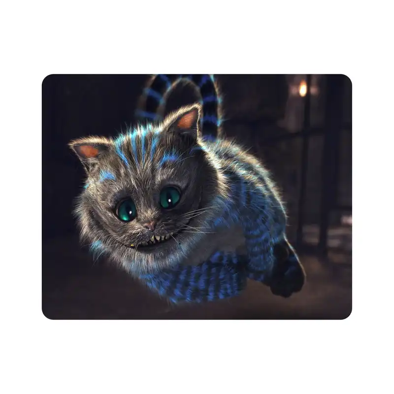 ماوس پد اطلس آبی طرح گربه مدل T1516