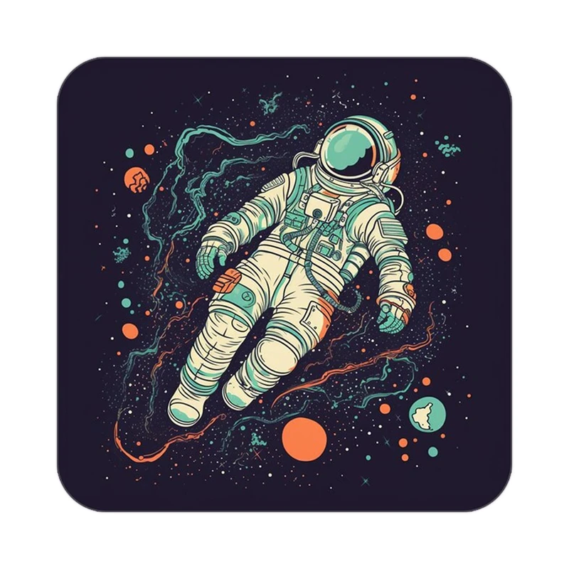 زیر لیوانی کاکتی طرح فضانورد مدل mp46413