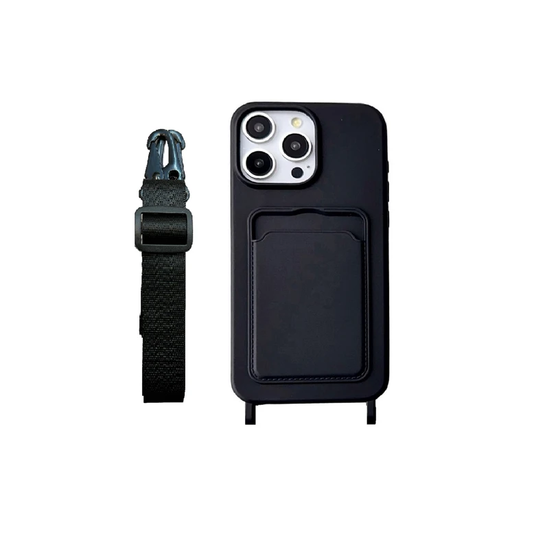 کاور هایکول مدل جاکارتی مناسب برای گوشی موبایل اپل iPhone 15 pro max به همراه بند