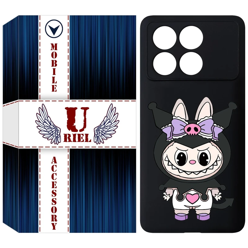 کاور یوریل مدل KSH کد 137 طرح عروسک لبوبو مناسب برای گوشی موبایل شیائومی Poco X6 Pro