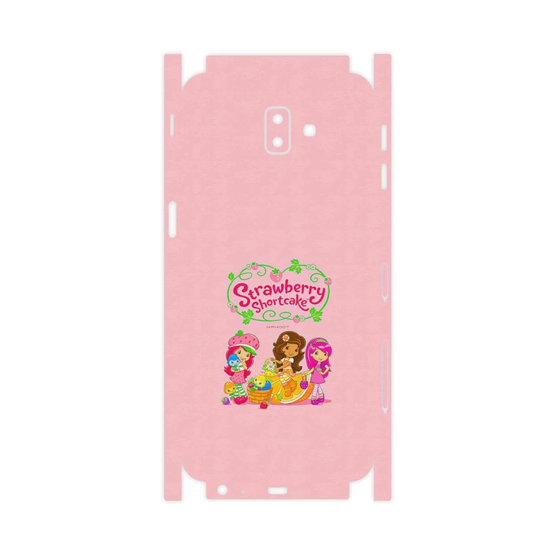 برچسب پوششی ماهوت مدل Strawberry Shortcake-FullSkin مناسب برای گوشی موبایل سامسونگ Galaxy J6 Plus